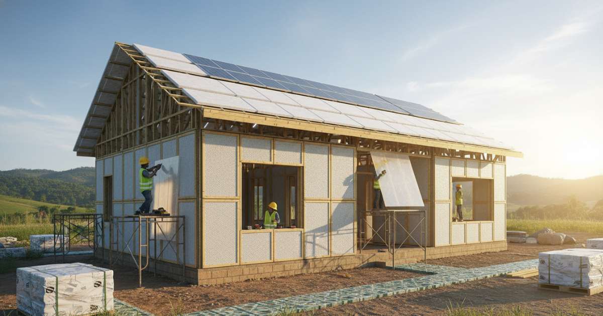 xây nhà cấp 4 bằng vật liệu mới